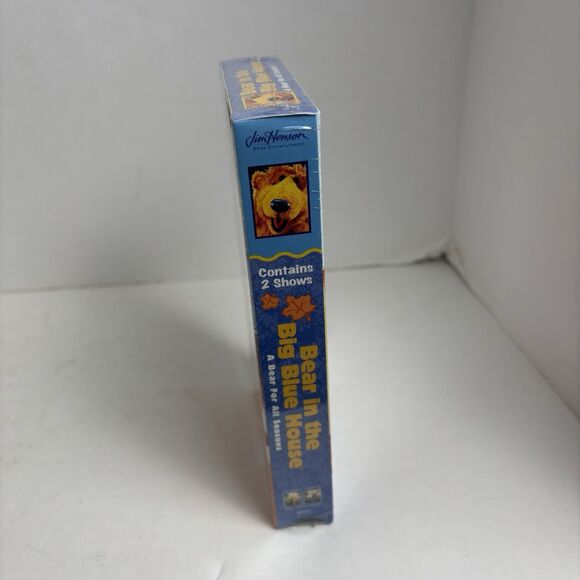Bear in the Big Blue House A Bear For All Seasons Disney Jim Henson VHS RareNEW - Picture 5 of 6